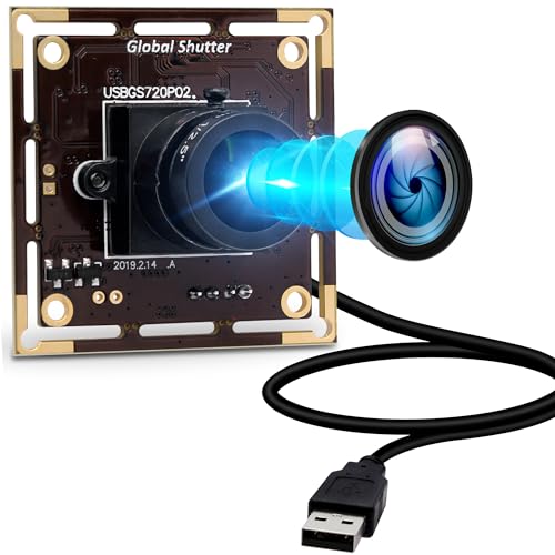 Amazon.co.jp: 60fps グローバルシャッター USB カメラ ELP 高速 USB